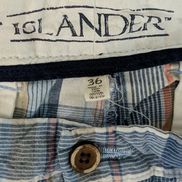 Men's Islander plaid shorts sz 36 - Picture 3 of 3